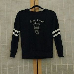 First I need coffee top